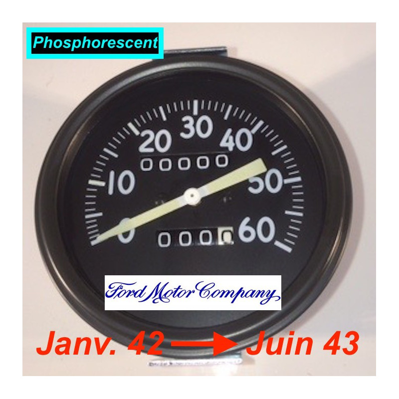 Compteur Miles Ford early. 1er Mle - Phosphorescent