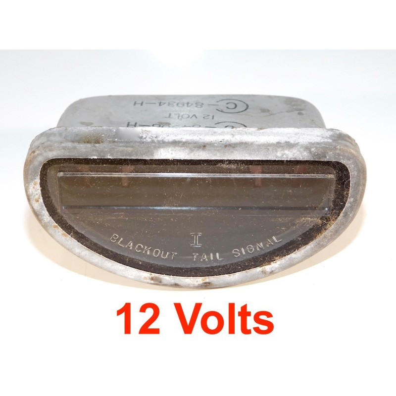 Ampoule sertie Black out - 12V grand modèle NOS