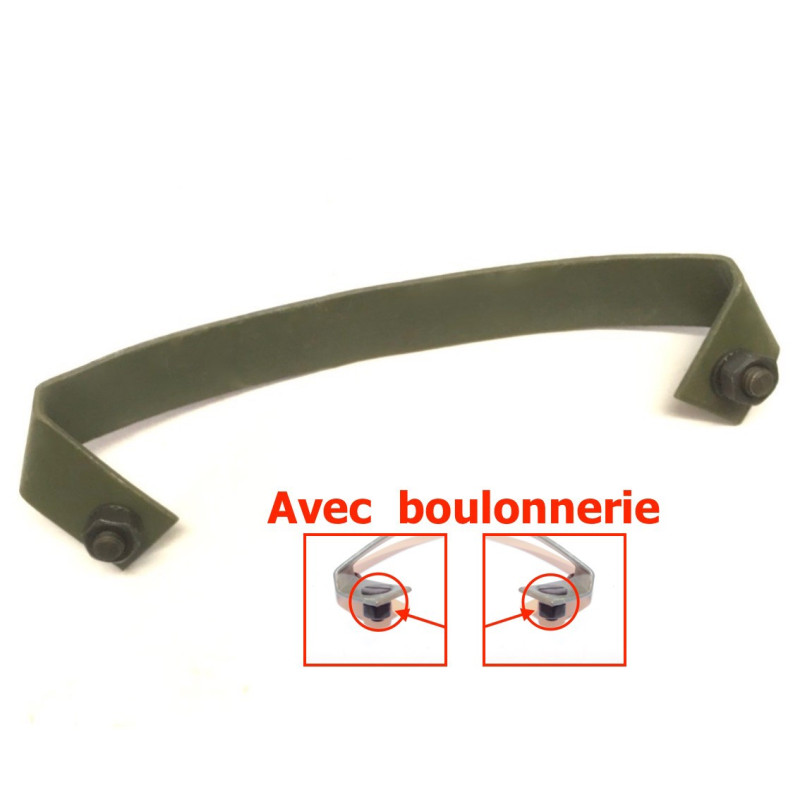 Support de pelle avec boulonnerie