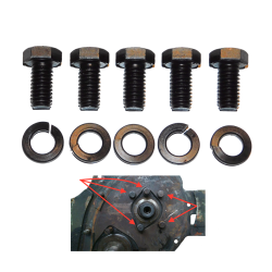 Jeu vis fixation bride retenue et support moteur