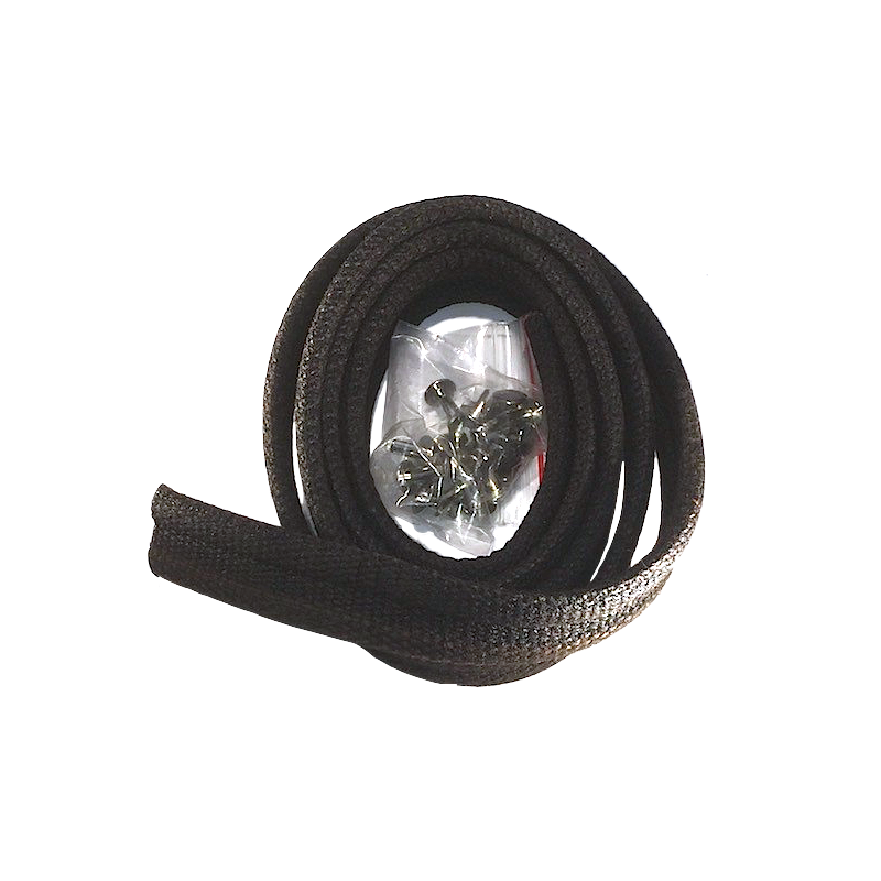 Joint tresse de calandre et rivets