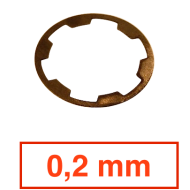 Cale réglage pignon synchro - 0,2 mm