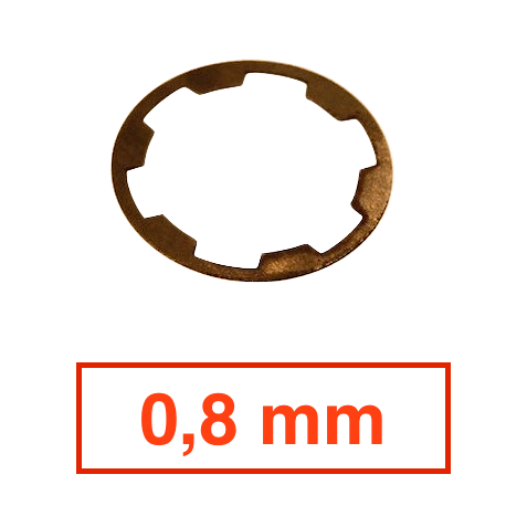 Cale réglage pignon synchro - 0,8 mm