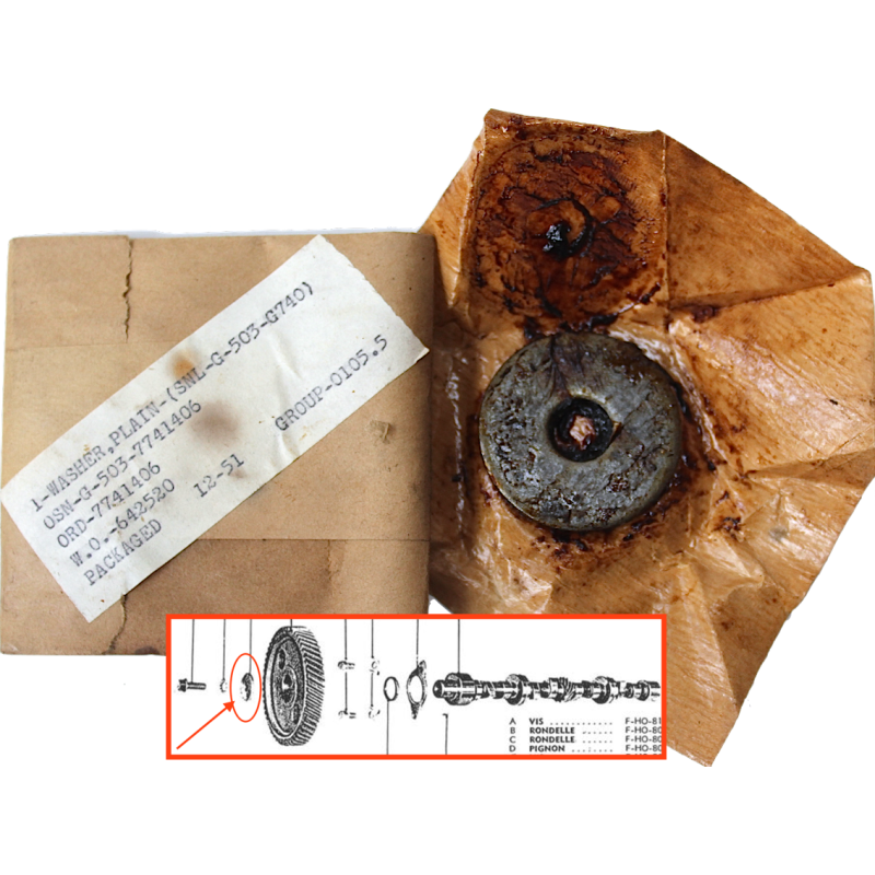 Rondelle épaisse Pignon celoron