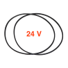Courroie ventilateur 24 Volts - la paire