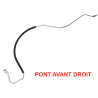 Tube frein pont AV droit