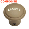 Bouton de tirette  "Lights" - Plastique 1944