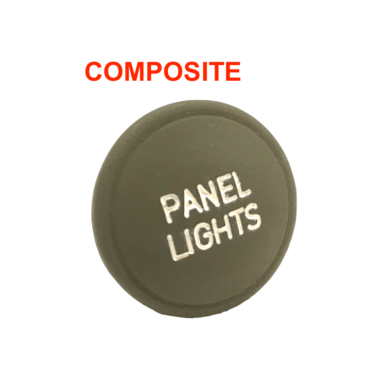 Bouton de tirette  "Panel Lights" - Plastique 1944