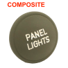 Bouton de tirette  "Panel Lights" - Plastique 1944