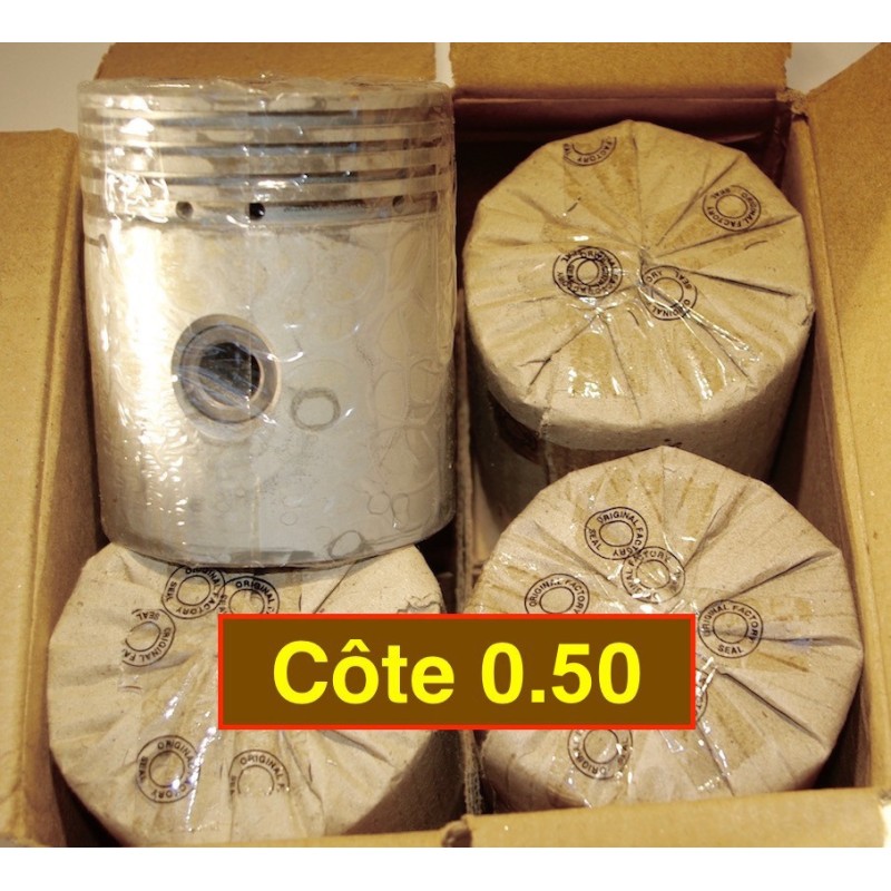 Pistons côte 050 - jeu de 4