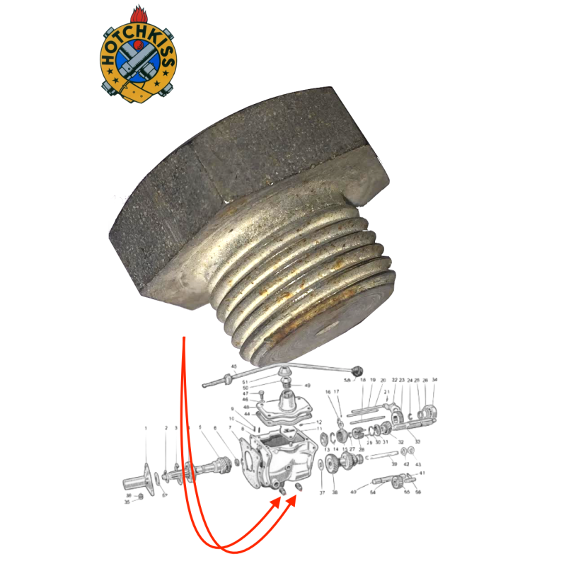 Bouchon huile BV - M201