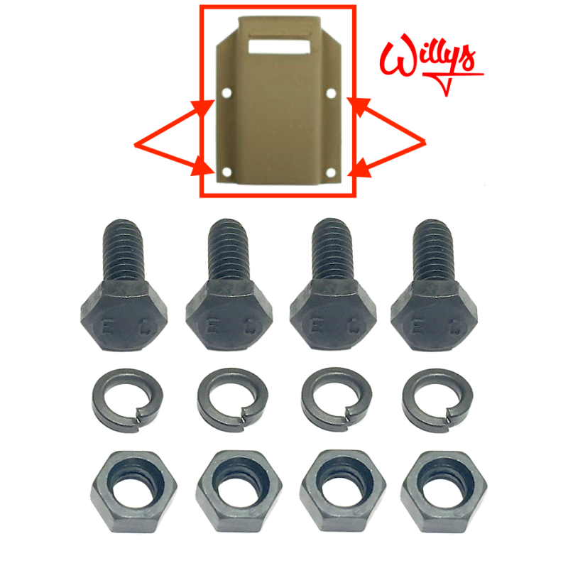 Kit fixation passant sangle jerrycan - WILLYS