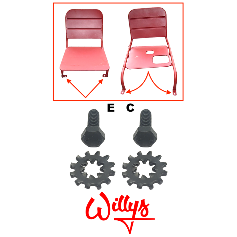 Kit fixation siège / caisse - WILLYS