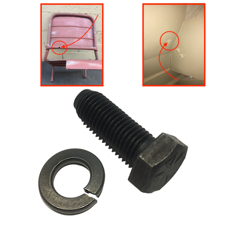 Vis fixation dossier siège chauffeur / caisse