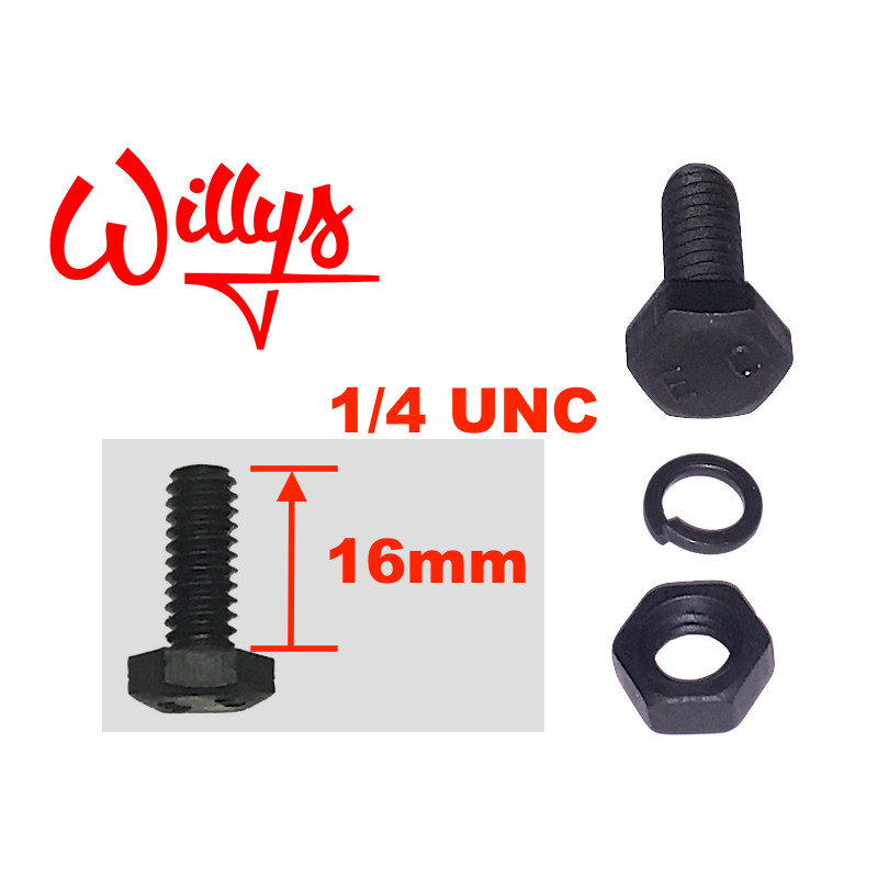 Boulon "E  C" Willys 1/4 - 16mm