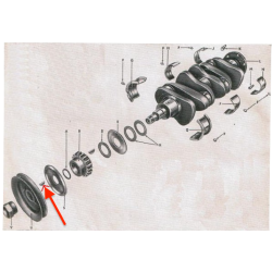 Clavette poulie vilbrequin