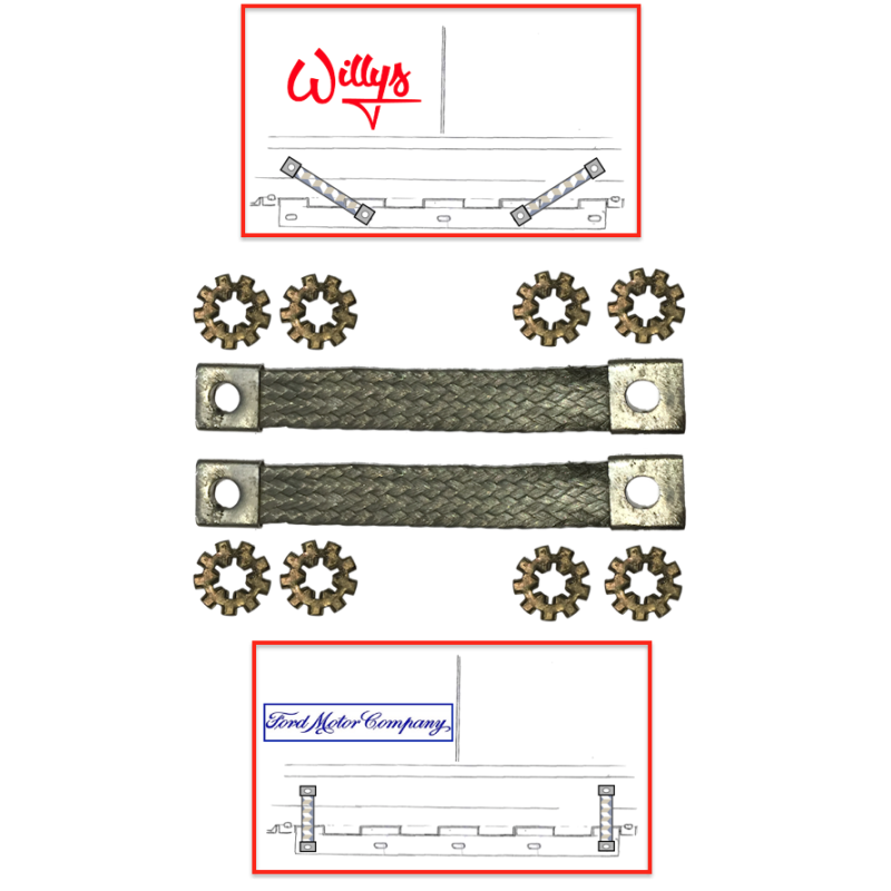 Kit tresses masse capot / caisse