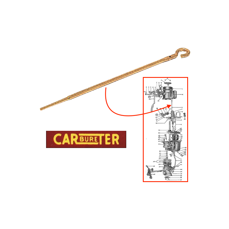Aiguille réglage débit cuve - CARTER