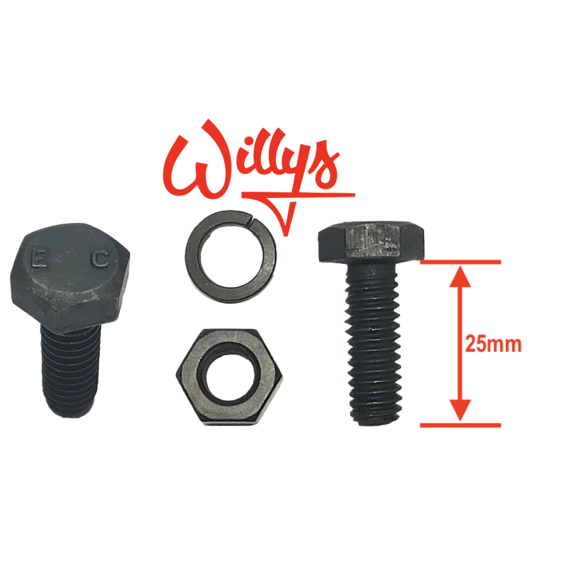Boulon Willys  - E C - 5/16e - 25mm