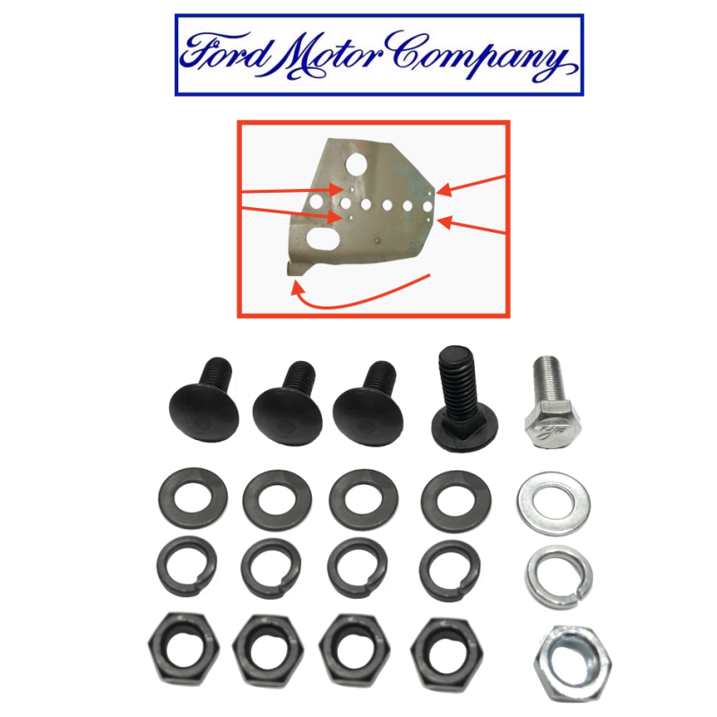 Kit fixation plaque blindage - FORD GPW