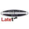 Plaque identification sur allumeur - AUTO LITE - Late