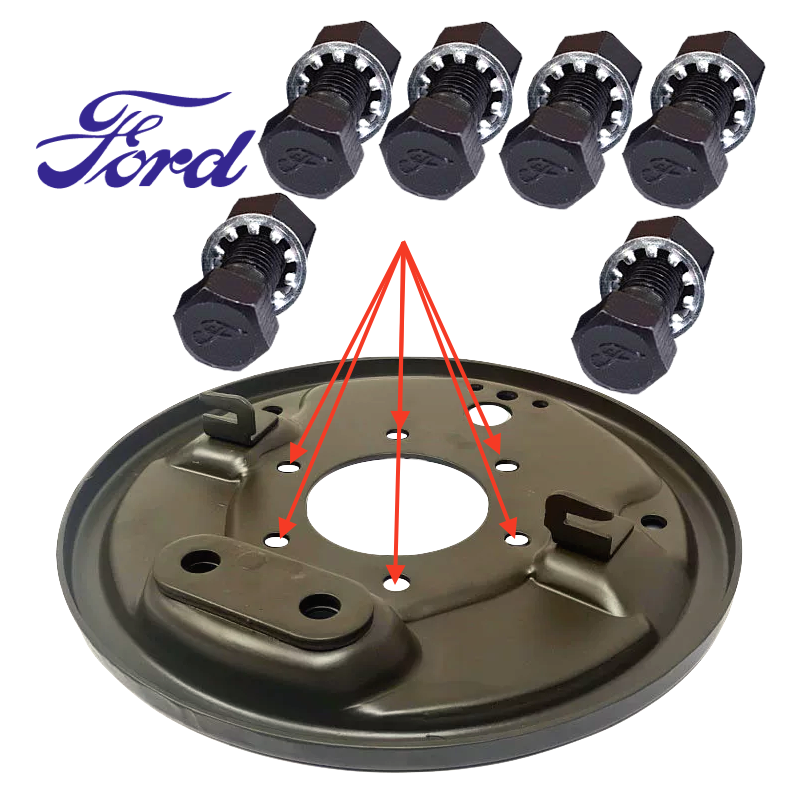 Set fixation flasque de frein sur pont - FORD