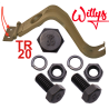 Kit fixation bras phare sur calandre - WILLYS TR20
