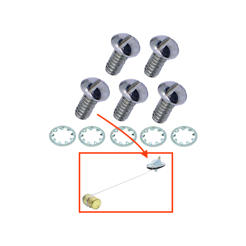 Kit vis fixation transmetteur essence sur réservoir