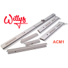 Kit omégas renforts plancher avant ACM1 - WILLYS
