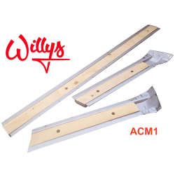 Kit omégas renforts plancher avant ACM1 - WILLYS
