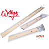 Kit omégas renforts plancher avant ACM1 - WILLYS