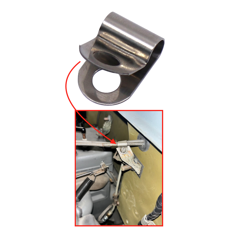 Bride maintien gaines CHOKE et TROTTLE