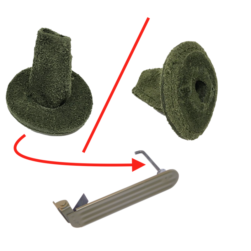 Soufflet cuir pédale accélérateur