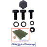 Jeu 2 vis + 1 boulon fixation tôle dynamo