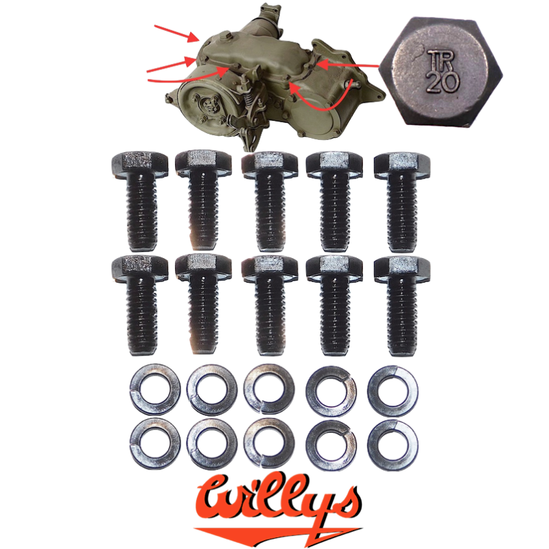 Kit fixation carter inférieur BT - WILLYS - TR20