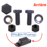 Kit fixation tampon sur châssis arrière -FORD