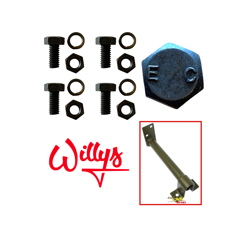 Kit fixation repose pieds AR - WILLYS - "E  C"