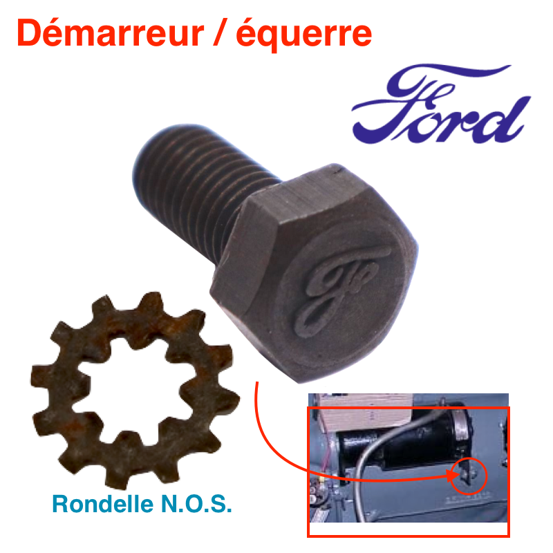 Kit fixation démarreur / équerre moteur - FORD