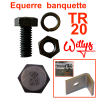 Boulon fixation équerre maintien banquette -TR20 - Willys