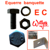 Boulon fixation équerre maintien banquette -E C - Willys