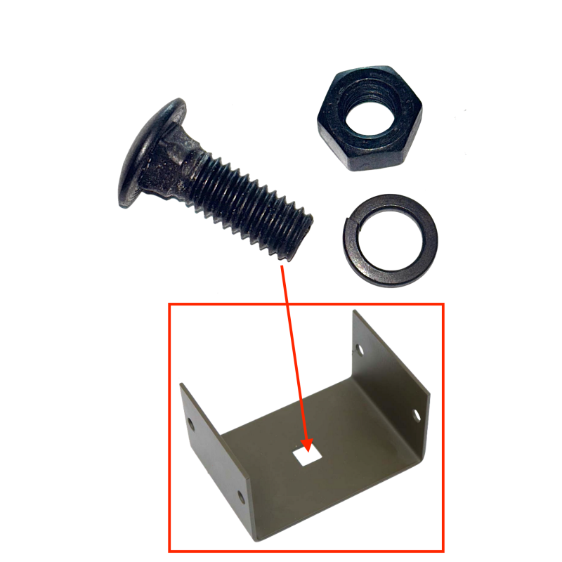 Boulon fixation support disjoncteur tableau bord