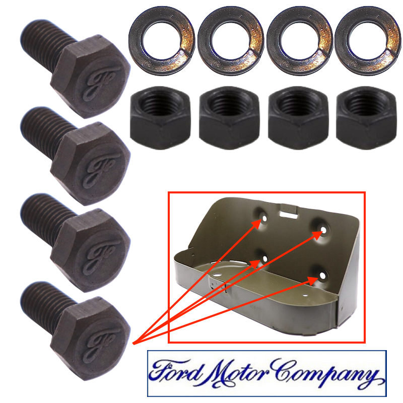 Kit fixation support jerrycan - FORD