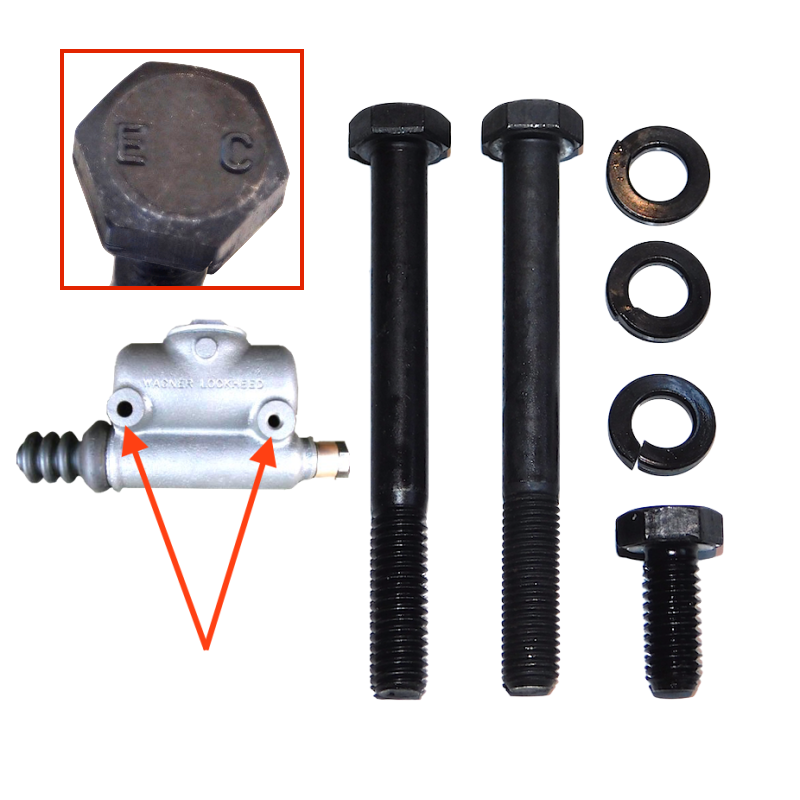 Jeu fixation maître cylindre - WILLYS