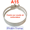 Collier A15 tubulure frein sur pont