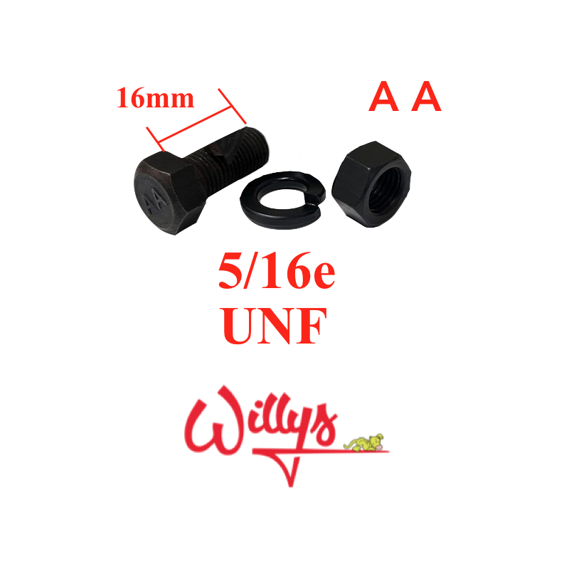 Boulon 5/16e - UNF - 16mm - WILLYS - AA