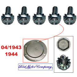 Kit fixation trappe visite maître cylindre - FORD STD