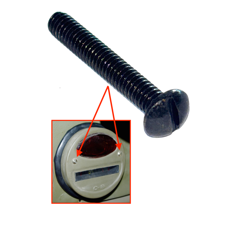 Vis façade lanterne arrière